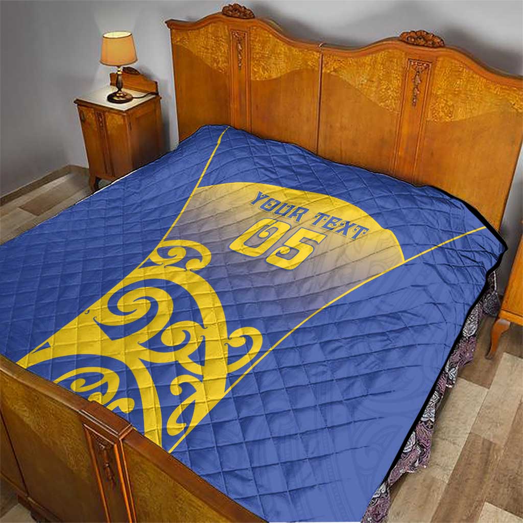 Custom James Cook High School Quilt Maori Koru Pattern LT05 - Polynesian Pride