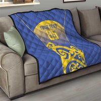 Custom James Cook High School Quilt Maori Koru Pattern LT05 - Polynesian Pride