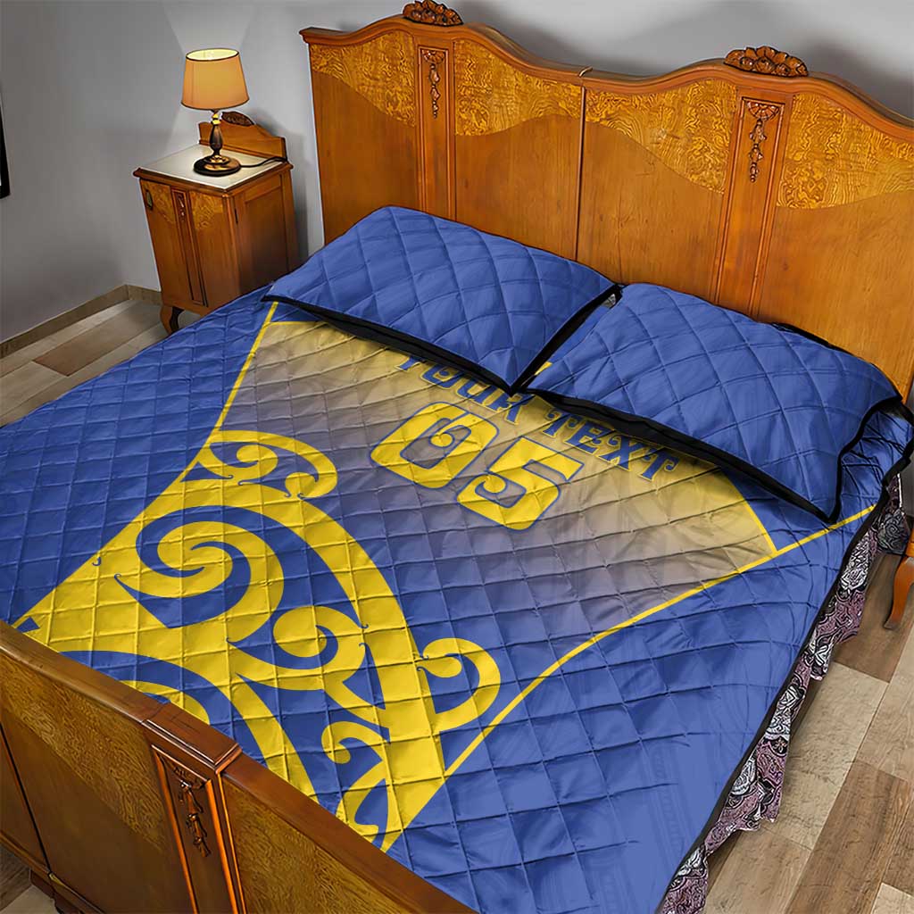 Custom James Cook High School Quilt Bed Set Maori Koru Pattern LT05 - Polynesian Pride