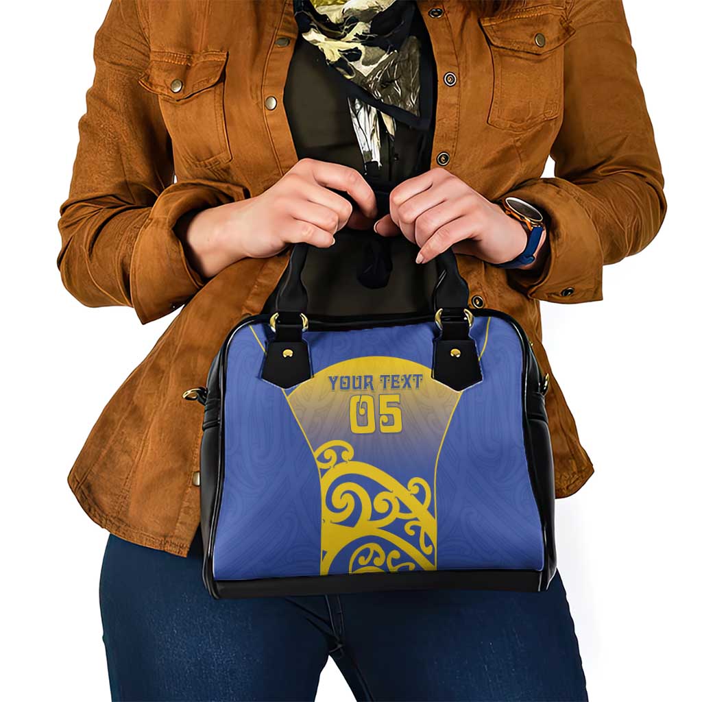 Custom James Cook High School Shoulder Handbag Maori Koru Pattern LT05 - Polynesian Pride