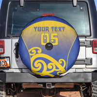 Custom James Cook High School Spare Tire Cover Maori Koru Pattern