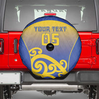 Custom James Cook High School Spare Tire Cover Maori Koru Pattern