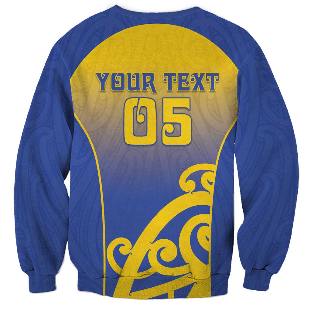 Custom James Cook High School Sweatshirt Maori Koru Pattern LT05 - Polynesian Pride