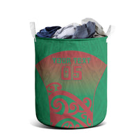 Custom Onehunga High School Laundry Basket Maori Koru Pattern LT05 - Polynesian Pride