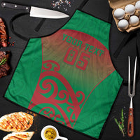 Custom Onehunga High School Apron Maori Koru Pattern LT05 Green - Polynesian Pride