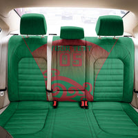 Custom Onehunga High School Back Car Seat Cover Maori Koru Pattern LT05 - Polynesian Pride