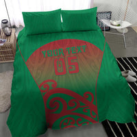 Custom Onehunga High School Bedding Set Maori Koru Pattern LT05 - Polynesian Pride