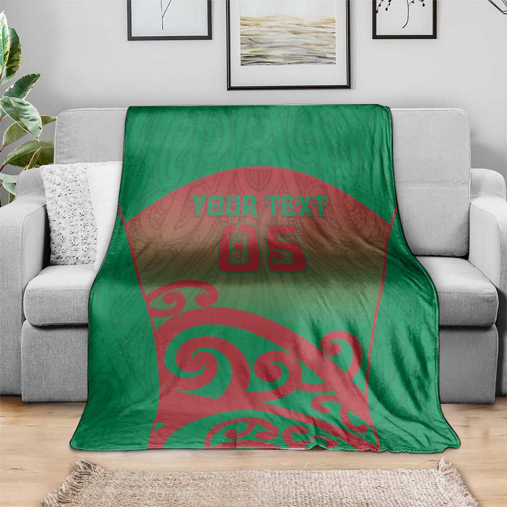 Custom Onehunga High School Blanket Maori Koru Pattern LT05 - Polynesian Pride