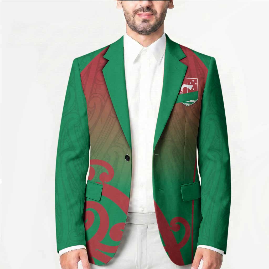 Custom Onehunga High School Blazer Maori Koru Pattern LT05 - Polynesian Pride
