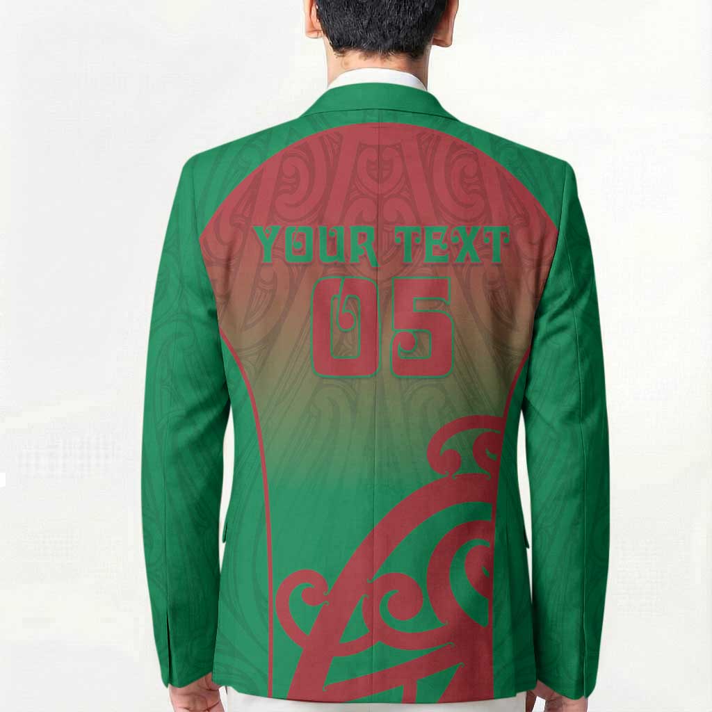 Custom Onehunga High School Blazer Maori Koru Pattern LT05 - Polynesian Pride
