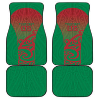 Custom Onehunga High School Car Mats Maori Koru Pattern LT05 - Polynesian Pride