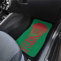 Custom Onehunga High School Car Mats Maori Koru Pattern LT05 - Polynesian Pride