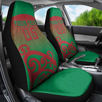 Custom Onehunga High School Car Seat Cover Maori Koru Pattern LT05 - Polynesian Pride