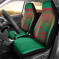 Custom Onehunga High School Car Seat Cover Maori Koru Pattern LT05 - Polynesian Pride