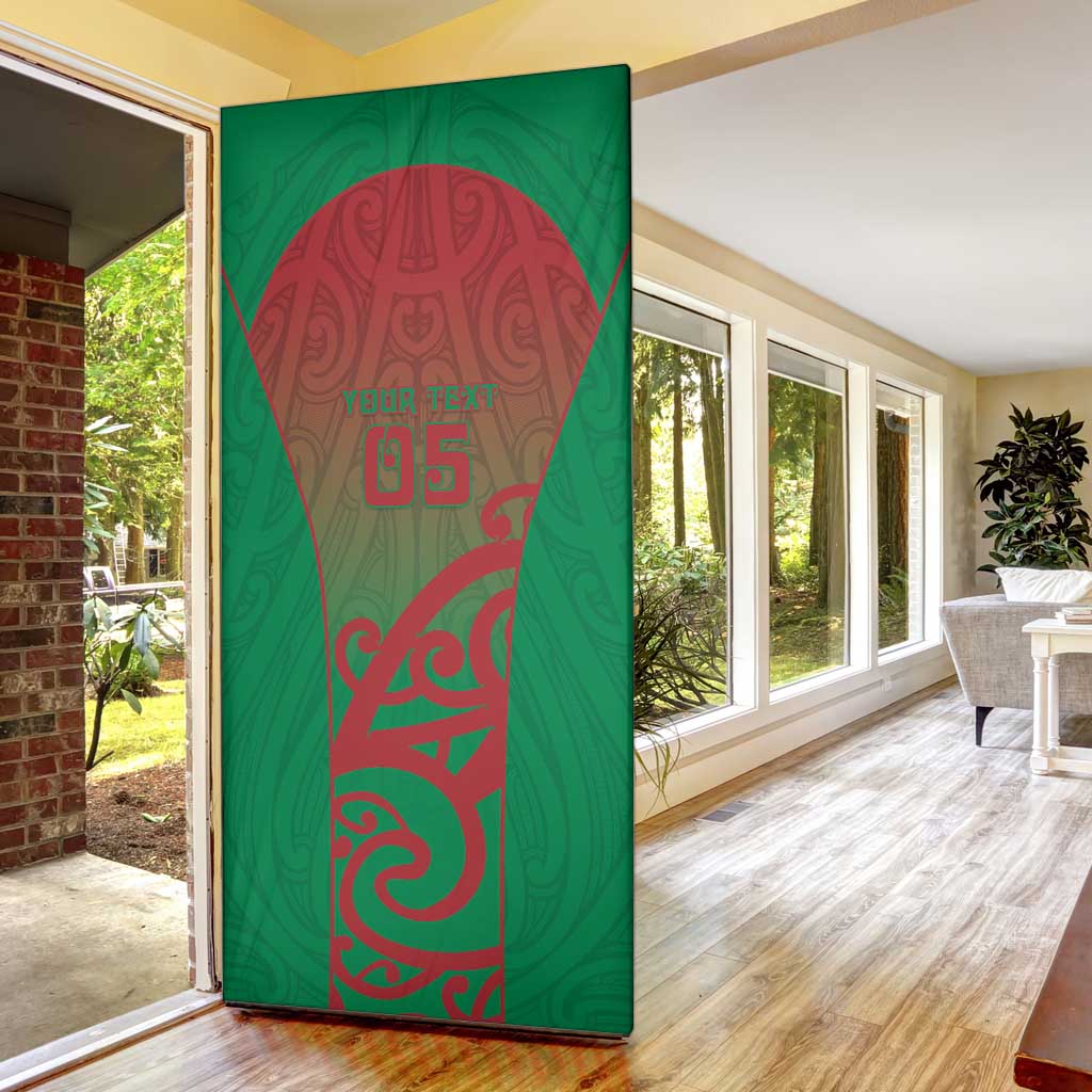 Custom Onehunga High School Door Cover Maori Koru Pattern LT05 - Polynesian Pride