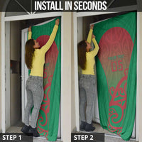 Custom Onehunga High School Door Cover Maori Koru Pattern LT05 - Polynesian Pride