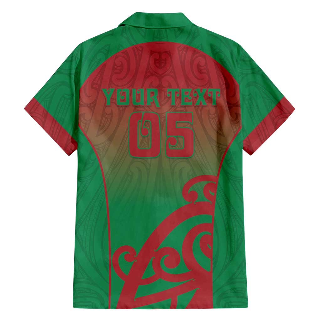 Custom Onehunga High School Family Matching Off Shoulder Maxi Dress and Hawaiian Shirt Maori Koru Pattern LT05 - Polynesian Pride