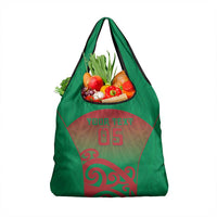 Custom Onehunga High School Grocery Bag Maori Koru Pattern LT05 1-pack One Size Green - Polynesian Pride