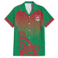 Custom Onehunga High School Hawaiian Shirt Maori Koru Pattern LT05 Green - Polynesian Pride