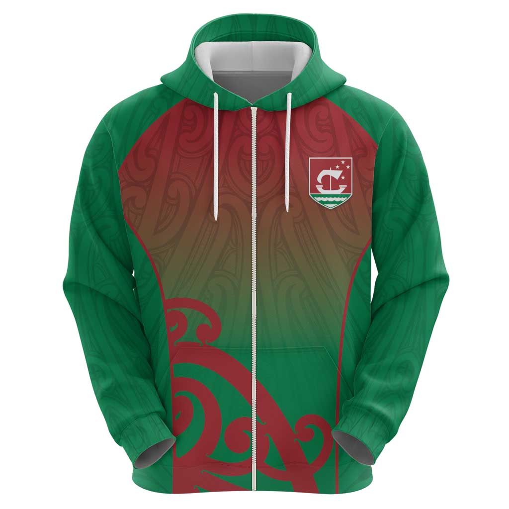 Custom Onehunga High School Hoodie Maori Koru Pattern LT05 - Polynesian Pride