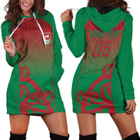 Custom Onehunga High School Hoodie Dress Maori Koru Pattern LT05 - Polynesian Pride