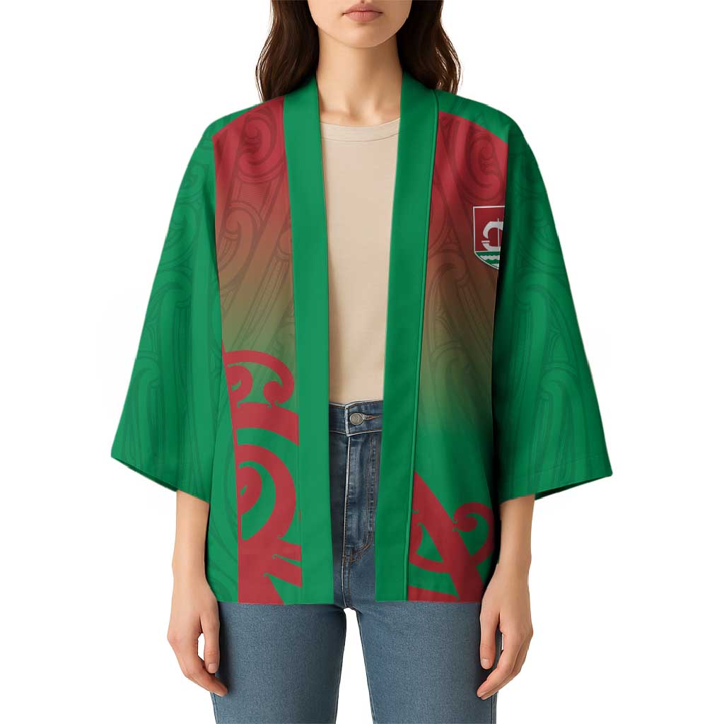 Custom Onehunga High School Kimono Maori Koru Pattern