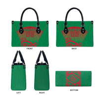 Custom Onehunga High School Leather Bag Maori Koru Pattern LT05 - Polynesian Pride