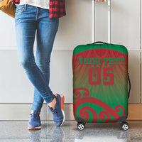 Custom Onehunga High School Luggage Cover Maori Koru Pattern LT05 - Polynesian Pride