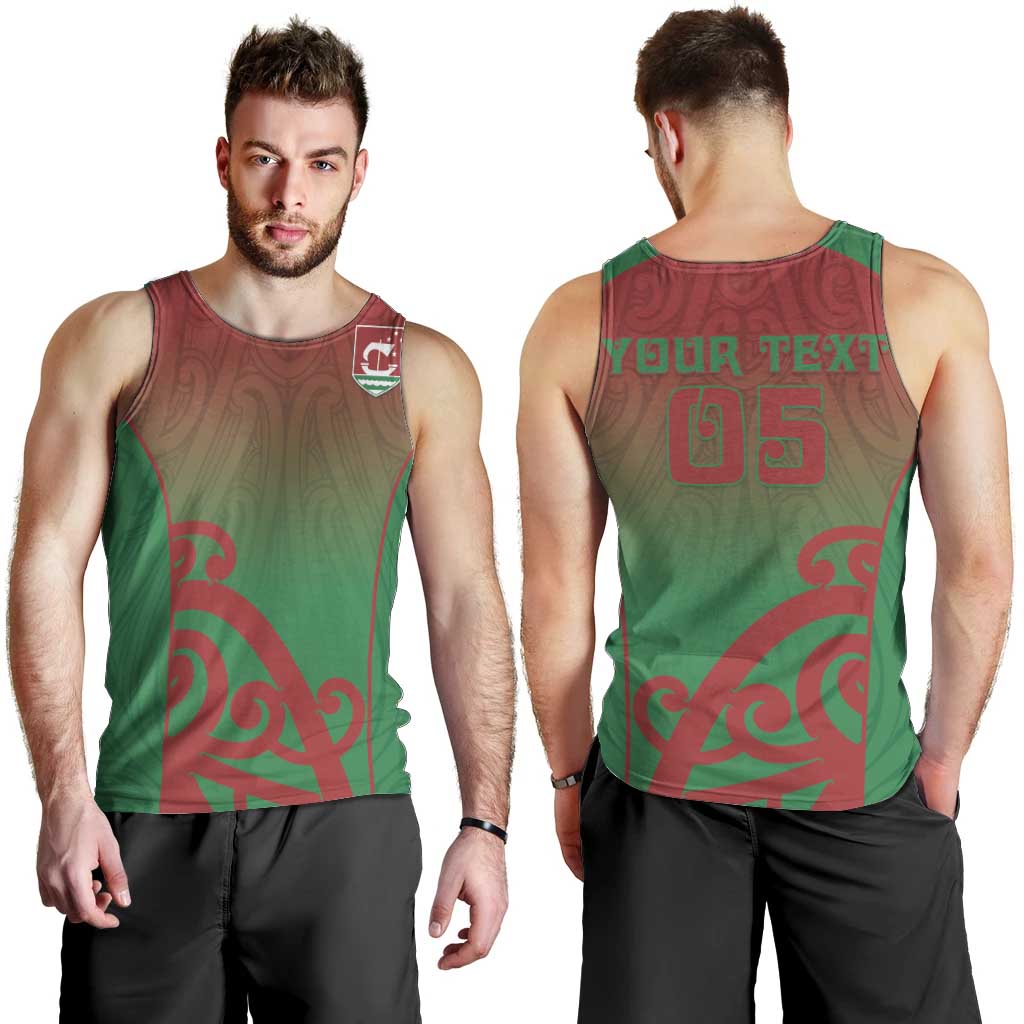 Custom Onehunga High School Men Tank Top Maori Koru Pattern LT05 - Polynesian Pride