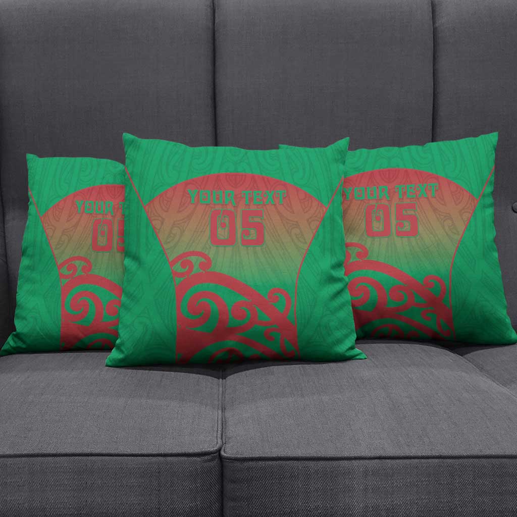 Custom Onehunga High School Pillow Cover Maori Koru Pattern LT05 - Polynesian Pride