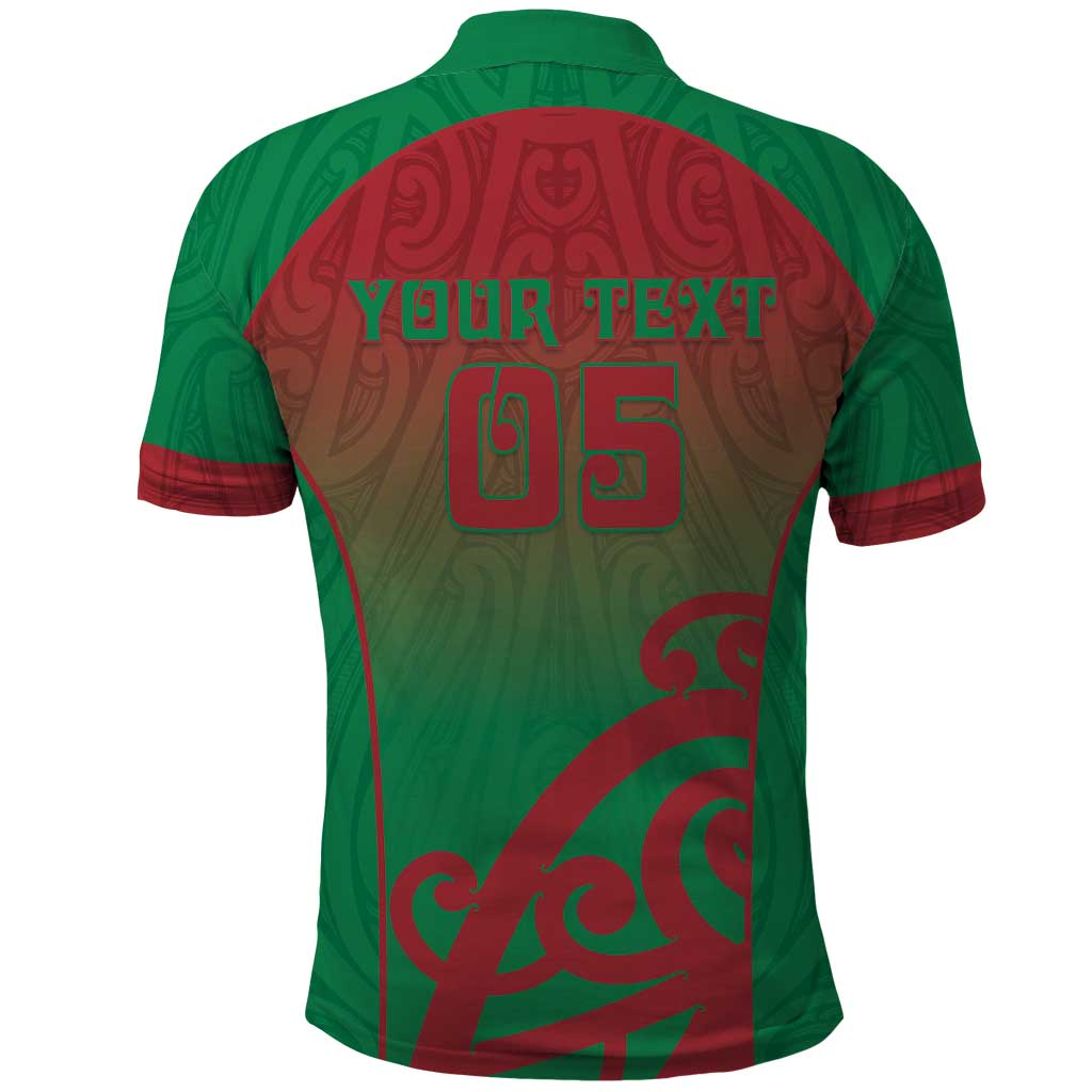 Custom Onehunga High School Polo Shirt Maori Koru Pattern LT05 - Polynesian Pride