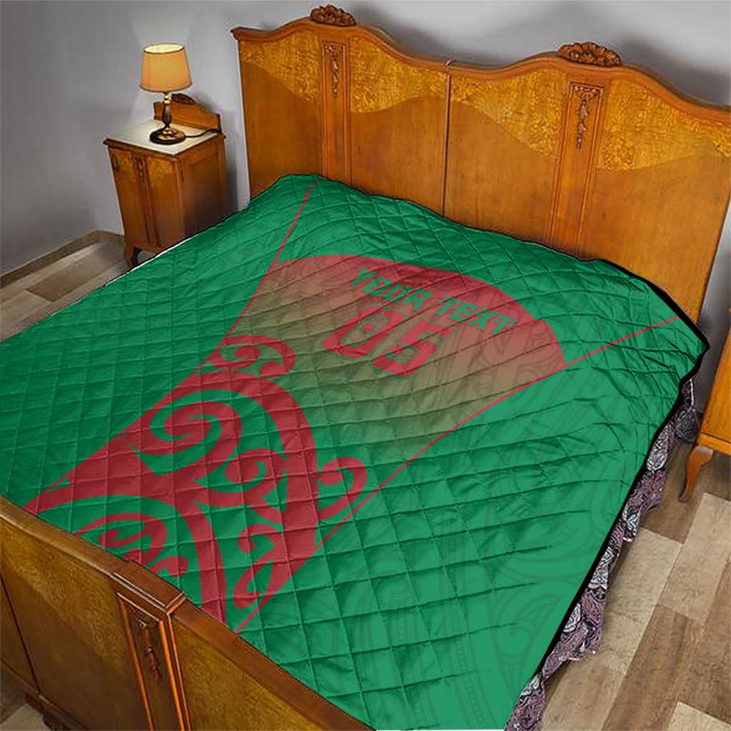 Custom Onehunga High School Quilt Maori Koru Pattern LT05 - Polynesian Pride