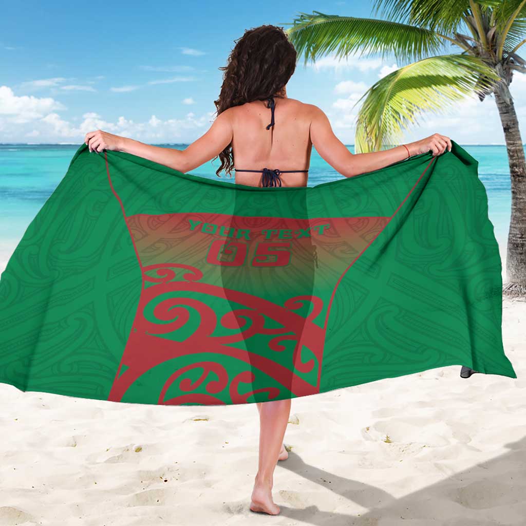 Custom Onehunga High School Sarong Maori Koru Pattern LT05 - Polynesian Pride