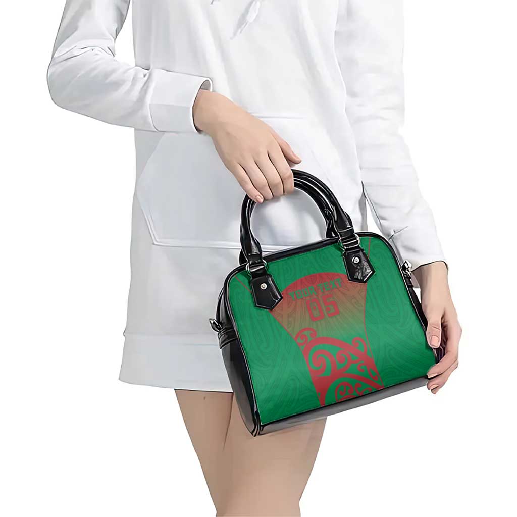 Custom Onehunga High School Shoulder Handbag Maori Koru Pattern LT05 - Polynesian Pride