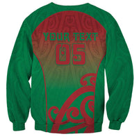 Custom Onehunga High School Sweatshirt Maori Koru Pattern LT05 - Polynesian Pride