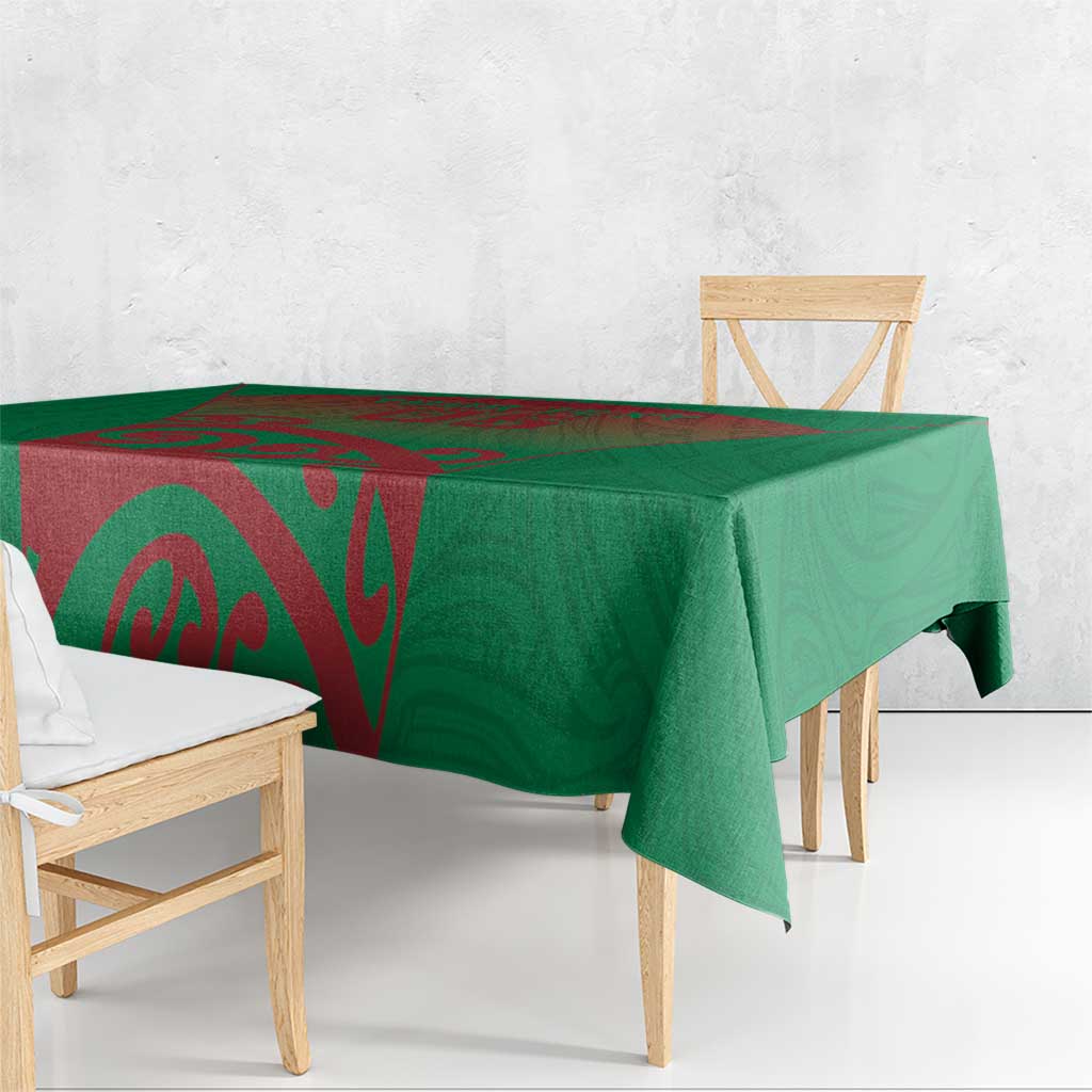 Custom Onehunga High School Tablecloth Maori Koru Pattern LT05 - Polynesian Pride