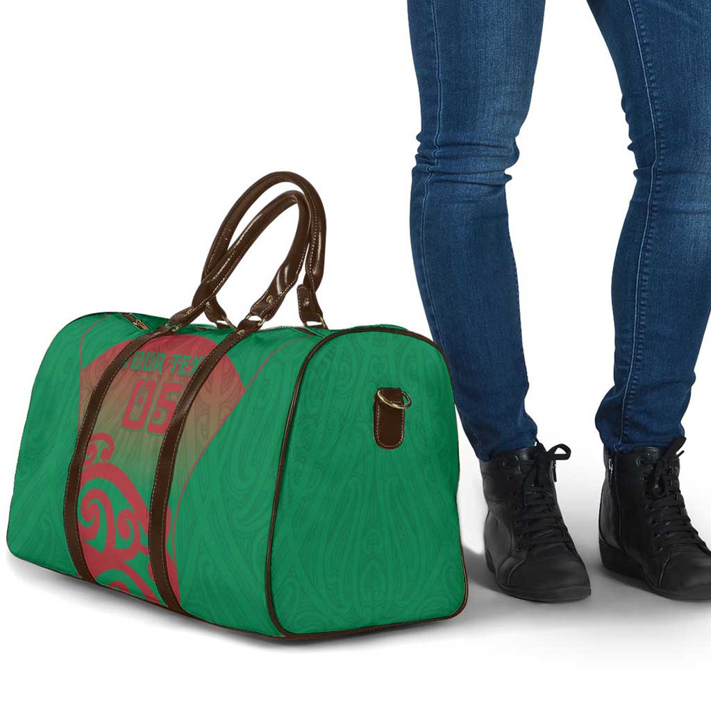 Custom Onehunga High School Travel Bag Maori Koru Pattern LT05 - Polynesian Pride