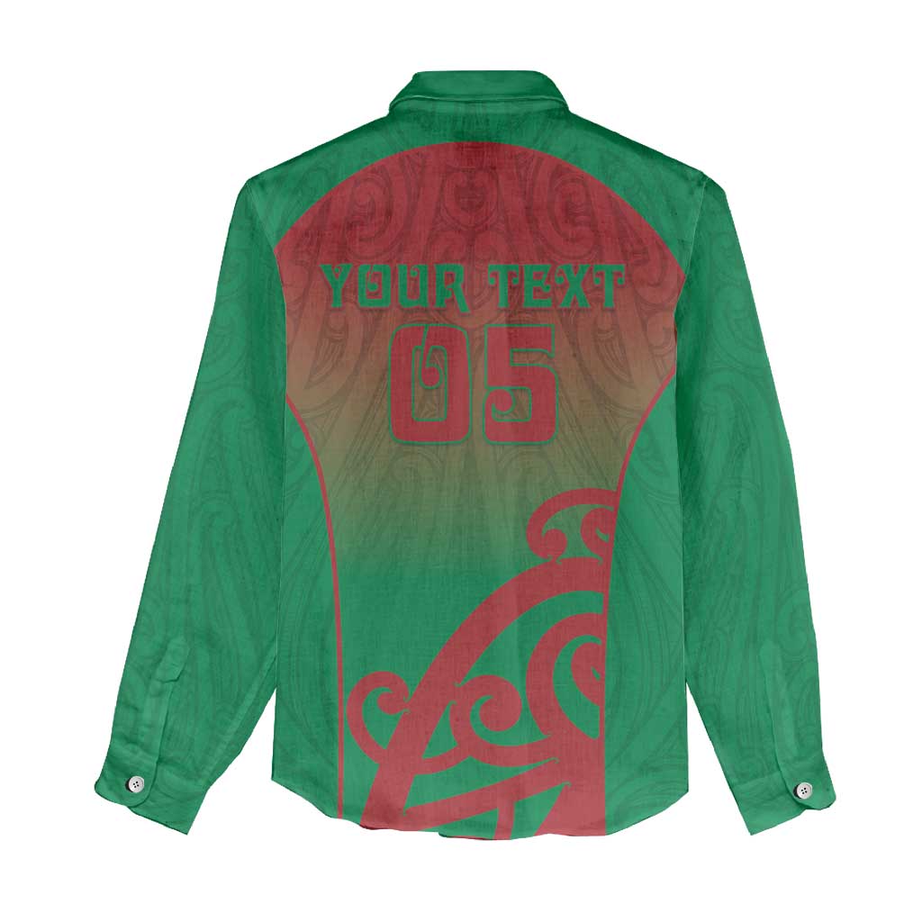Custom Onehunga High School Women Casual Shirt Maori Koru Pattern LT05 - Polynesian Pride