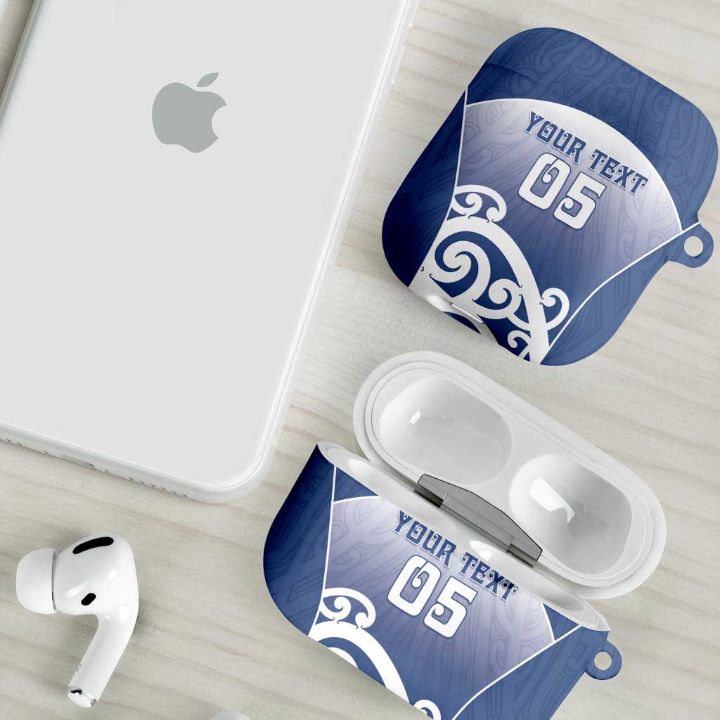 Custom New Zealand Aotea College AirPods Case Maori Koru Pattern LT05 - Polynesian Pride