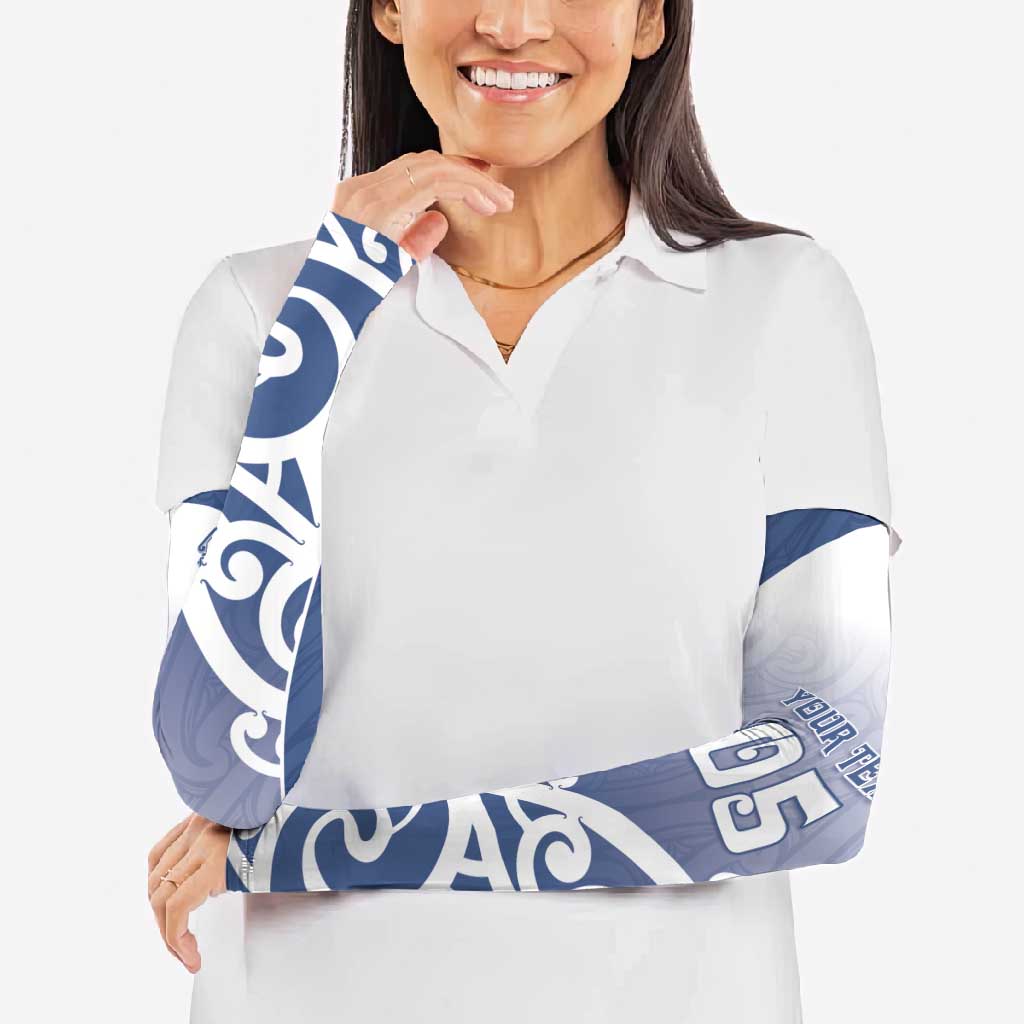 Custom New Zealand Aotea College Arm Sleeves Maori Koru Pattern LT05 - Polynesian Pride