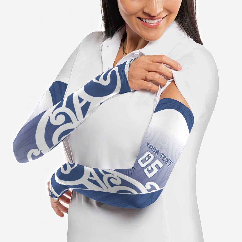 Custom New Zealand Aotea College Arm Sleeves Maori Koru Pattern LT05 - Polynesian Pride
