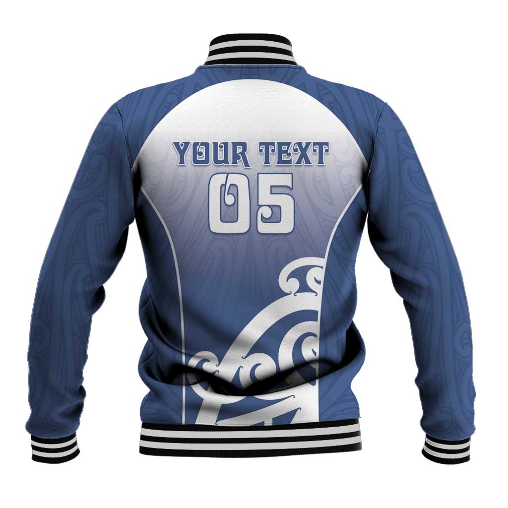 Custom New Zealand Aotea College Baseball Jacket Maori Koru Pattern LT05 - Polynesian Pride
