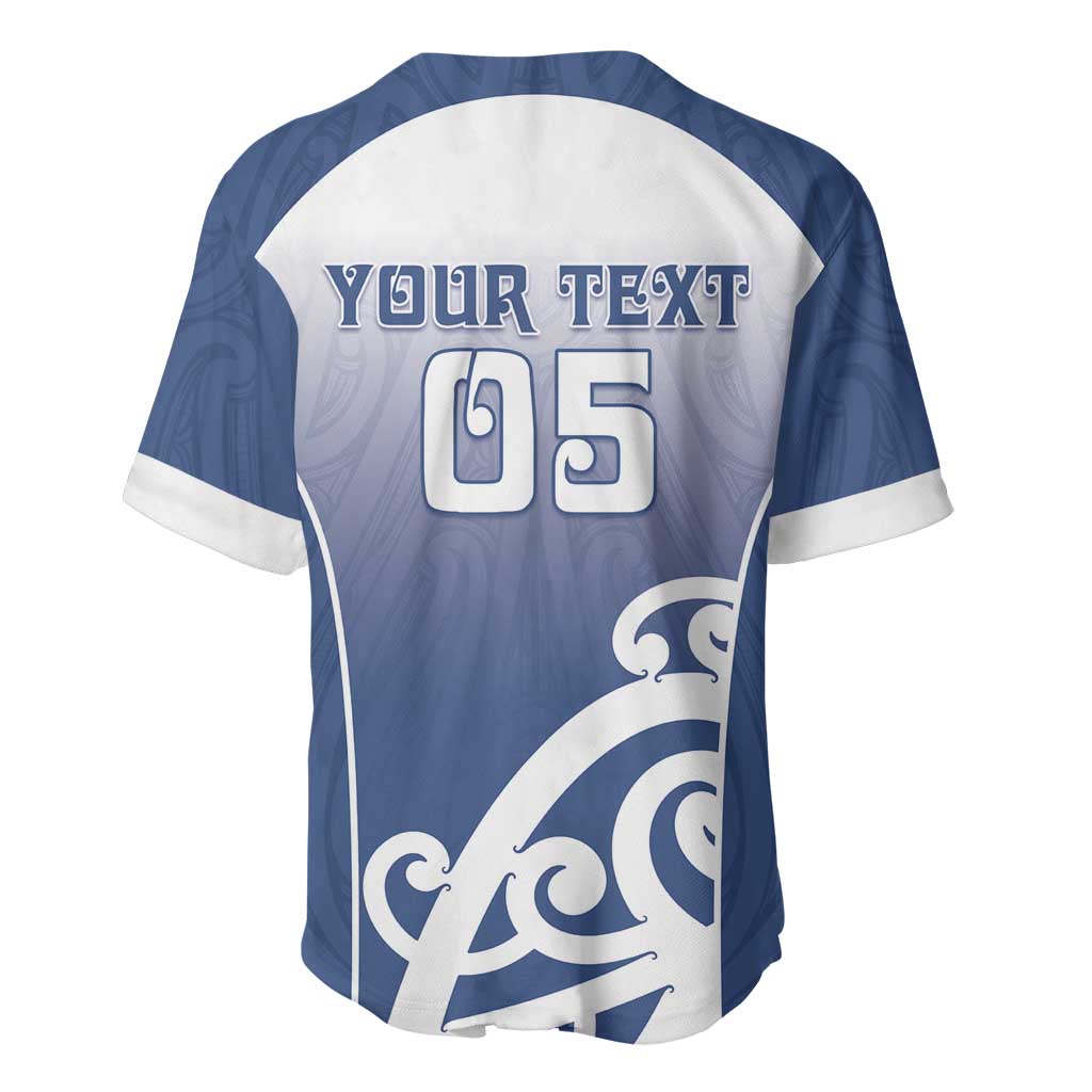 Custom New Zealand Aotea College Baseball Jersey Maori Koru Pattern LT05 - Polynesian Pride