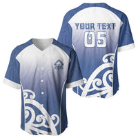 Custom New Zealand Aotea College Baseball Jersey Maori Koru Pattern LT05 - Polynesian Pride