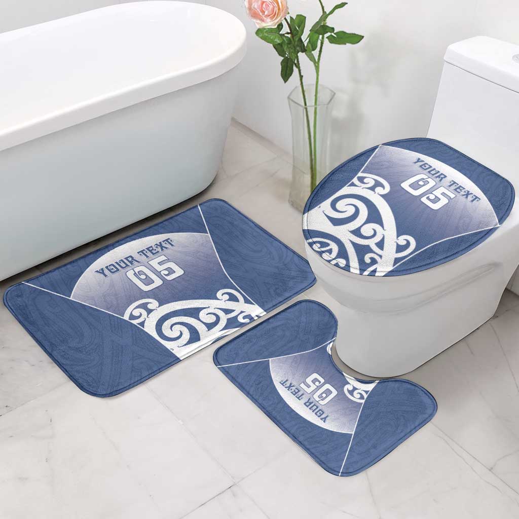 Custom New Zealand Aotea College Bathroom Set Maori Koru Pattern LT05 - Polynesian Pride