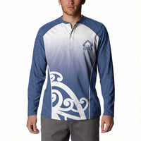 Custom New Zealand Aotea College Button Sweatshirt Maori Koru Pattern LT05 - Polynesian Pride