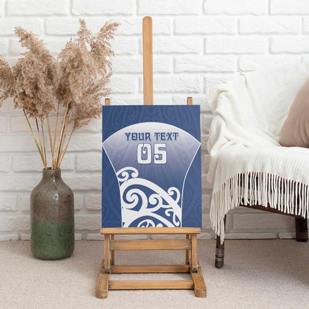 Custom New Zealand Aotea College Canvas Wall Art Maori Koru Pattern LT05 - Polynesian Pride