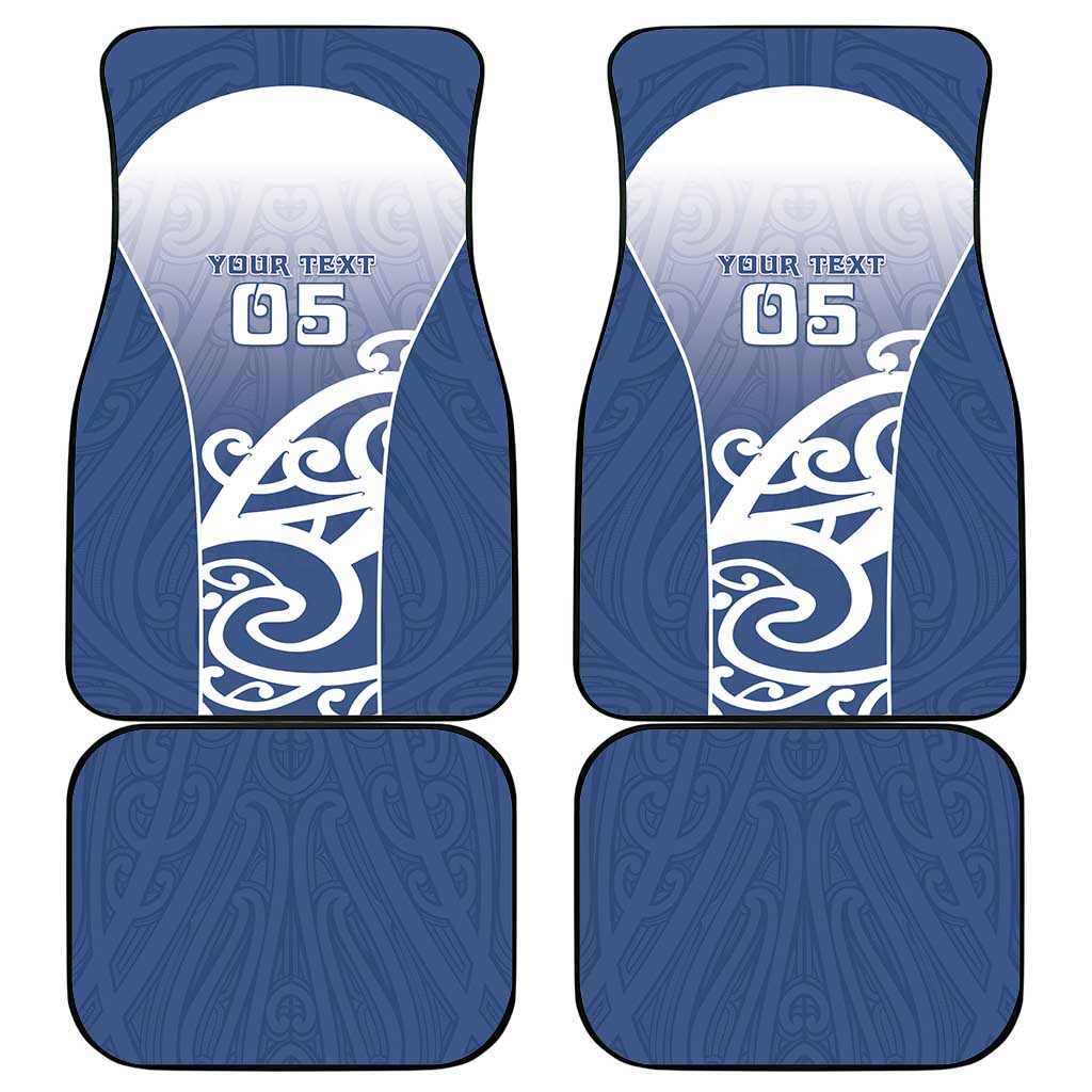 Custom New Zealand Aotea College Car Mats Maori Koru Pattern