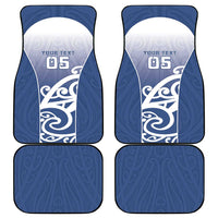 Custom New Zealand Aotea College Car Mats Maori Koru Pattern