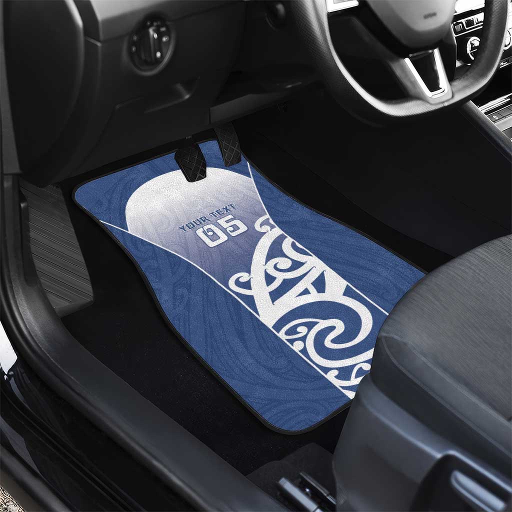 Custom New Zealand Aotea College Car Mats Maori Koru Pattern
